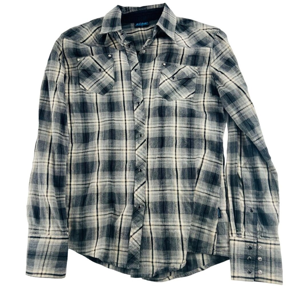Kuhl Women's Button Down Long Sleeve Blouse size Small Plaid